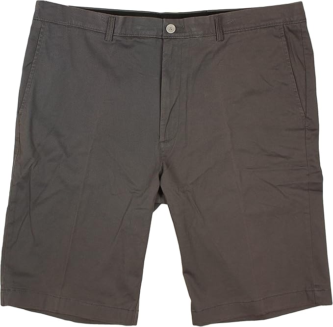 Stretch Washed Chino Flat Front Shorts